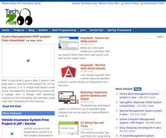 TechZoo.org(Technology Blog) Screenshot