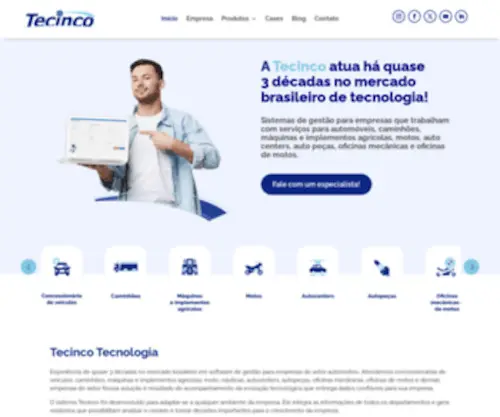 Tecinco.com.br(Início) Screenshot
