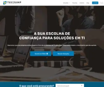 TecJump.com.br(Soluções de TI Para Empresas da Grande Florianópolis) Screenshot