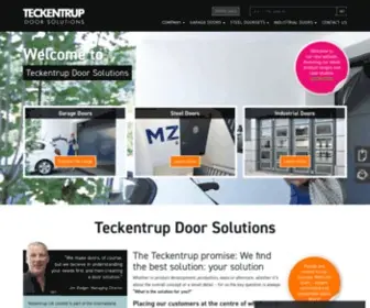 Teckentrup.co.uk(Garage Doors) Screenshot