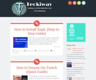 Teckiway.com(Building Software that Works) Screenshot