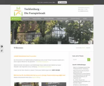 Tecklenburg.de(Die Festspielstadt) Screenshot