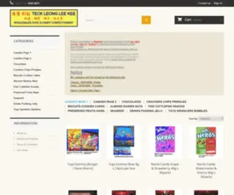 Teckleongleekee.sg(Local Wholesales Company in Candies) Screenshot