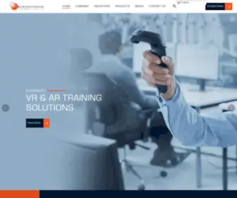 Tecknotrove.com(Training Simulators and Simulation Solutions) Screenshot