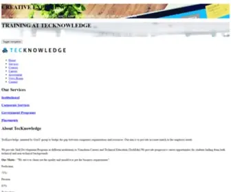 Tecknowledge.in(Tecknowledge) Screenshot