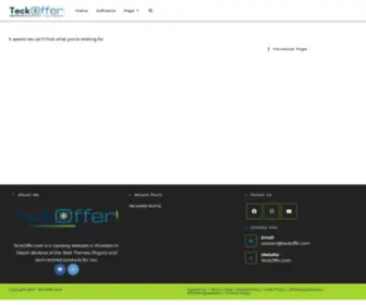 Teckoffer.com(Teckoffer – is a Leading Website in Provides in) Screenshot