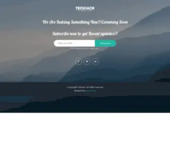 Tecksack.com(Comming Soon Page) Screenshot