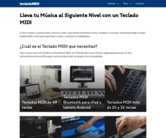 Tecladomidi.org(La Mejor Web de Teclados MIDI) Screenshot