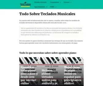 Tecladosmusicales.site(Tecladosmusicales site) Screenshot