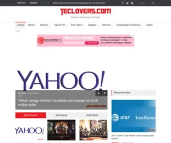 Teclovers.com(Review Teknologi Indonesia) Screenshot