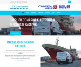 Tecmarine.co.uk(Tecmarine Limited) Screenshot