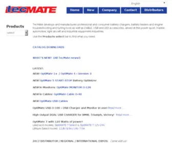 Tecmate-INT.com(TecMate International) Screenshot