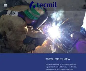 Tecmilengenharia.com.br(Montagens Industriais Em Teotónio Vilela) Screenshot