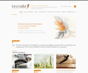 Tecnalia.es(Corporación) Screenshot