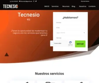 Tecnesio.cl(▷ Empresa de diseño web y Marketing Digital) Screenshot