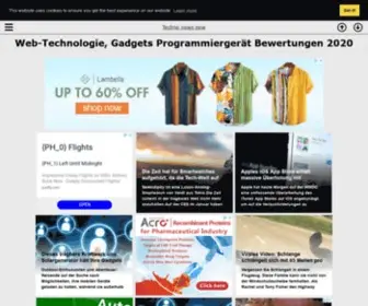 Tecnewsnow.com(Web-Technologie, Gadgets Programmiergerät Bewertungen 2020) Screenshot