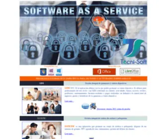 Tecni-Soft.com(TECNI-SOFT Programas informĂĄticos para empresas) Screenshot