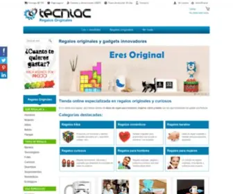 Tecniac.com(Regalos originales) Screenshot