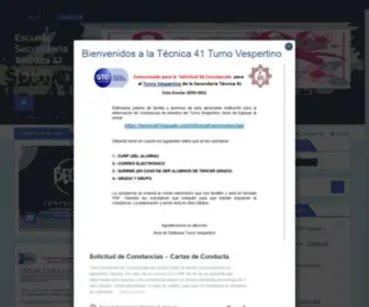 Tecnica41Irapuato.com(Escuela) Screenshot