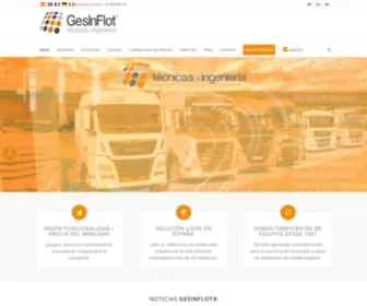 Tecnicasdeingenieria.com(Control y Gestión de flotas para transporte por carretera) Screenshot