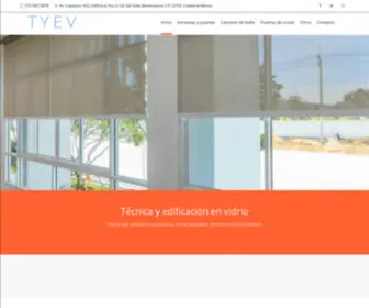 Tecnicayedificacion.com.mx(Trabajos de cancelería y cristal templado) Screenshot