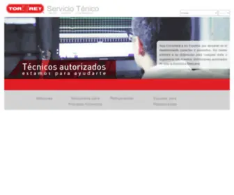 Tecnicosautorizadostorrey.com(TORREY|Técnicos Autorizados) Screenshot