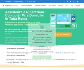 Tecnicovincente.it(Assistenza Computer PC Roma) Screenshot