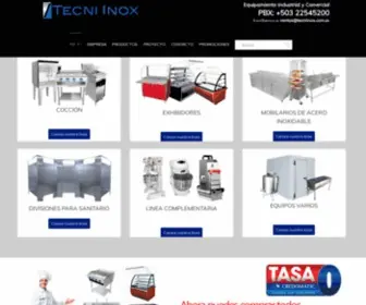 Tecniinox.com.sv(TECNI INOX) Screenshot