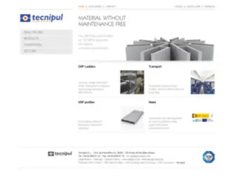 Tecnipul.com(TECNIPUL Composites) Screenshot