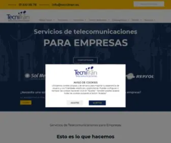 Tecnitran.es(Líder en Servicios de Telecomunicaciones para Empresas) Screenshot