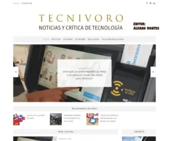 Tecnivoro.com(TECNÍVORO) Screenshot