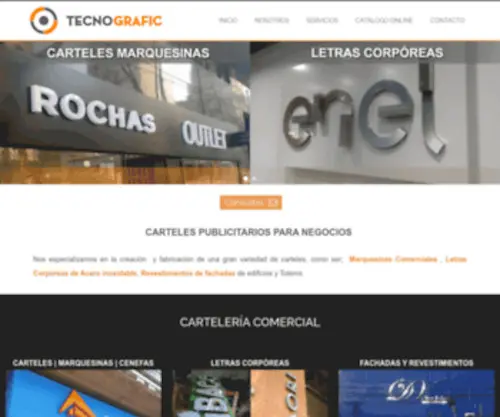 Tecno-Grafic.com.ar(Cartelería Comercial) Screenshot