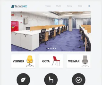 Tecno2000.com.br(TECNOMóveis de escritório) Screenshot