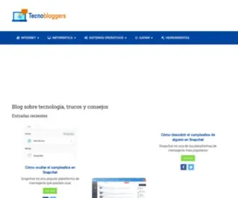 Tecnobloggers.com(▷) Screenshot