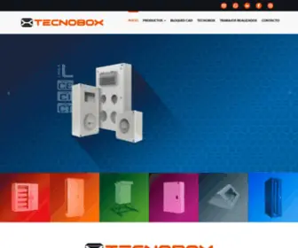 Tecnoboxsa.com.ar(Gabinetes metálicos modulares) Screenshot