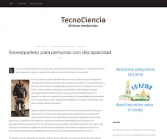 Tecnociencia.es(Exoesqueleto para personas con discapacidad) Screenshot