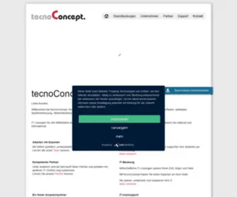 Tecnoconcept.de(Das Systemhaus) Screenshot