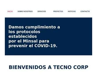 Tecnocorpspa.cl(Inicio) Screenshot