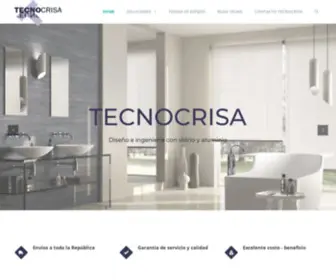 Tecnocrisa.com(Fabricación de todo tipo de vidrios) Screenshot