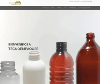 Tecnoempaques.com.mx(Comercializadora Tecnoempaques Plásticos S.A de C.V) Screenshot