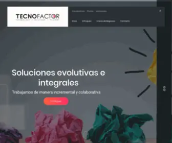 Tecnofactor.com(Technology Solutions Factory) Screenshot