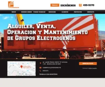 Tecnogen.pe(TECNOGEN Soluciones Integrales De Energia) Screenshot