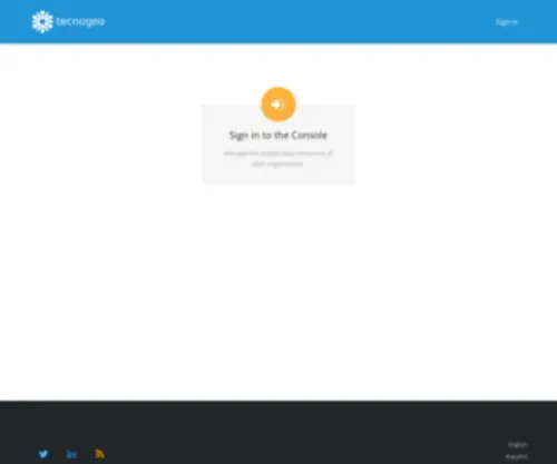 Tecnogeows.com(Tecnogeo Web Services) Screenshot