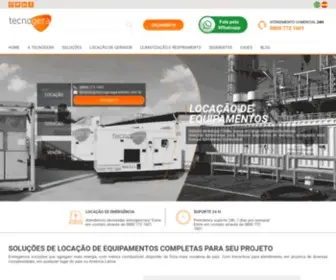 Tecnogera.com.br(Locação de Geradores de Energia e Chillers) Screenshot