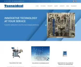 Tecnoidealsrl.com(Solvent Dispenser) Screenshot
