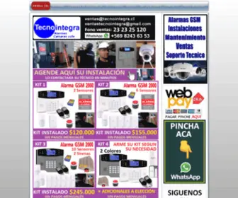 Tecnointegra.cl(Tecnointegra) Screenshot