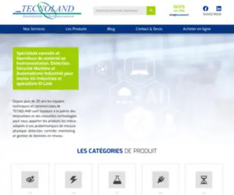 Tecnoland.fr(Distributeur Endress Hauser Sick RedLion Baumer Baluff Idem Safety IFM) Screenshot