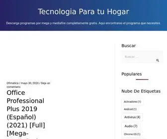 Tecnologiaparatuhogar.com(Descarga Programas por MEGA) Screenshot