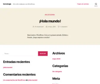 Tecnologiayseguridad.store(Otro sitio realizado con WordPress) Screenshot