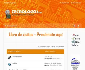 Tecnologos.net(Página) Screenshot